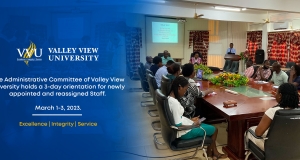 3-Day Orientation for Reassigned and Newly Appointed Staff